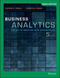 Cover image for Business Analytics: The Art of Modeling with Spreadsheets