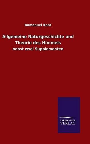 Cover image for Allgemeine Naturgeschichte und Theorie des Himmels
