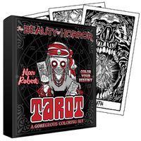 Cover image for The Beauty of Horror: Color Your Destiny Tarot Deck