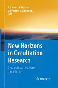 Cover image for New Horizons in Occultation Research: Studies in Atmosphere and Climate