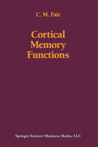 Cover image for Cortical Memory Functions