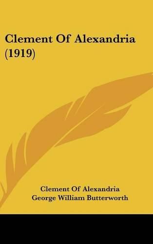 Clement of Alexandria (1919)