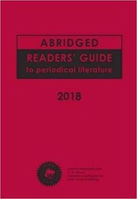 Cover image for Abridged Readers' Guide to Periodical Literature, 2018 Subscription: 3 Volume Set