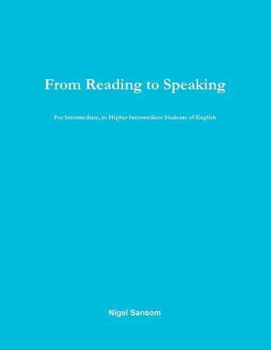 Cover image for From Reading to Speaking