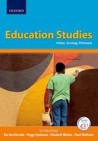 Cover image for Education Studies: History, Sociology, Philosophy