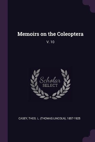 Cover image for Memoirs on the Coleoptera