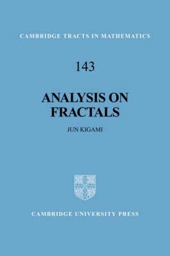 Cover image for Analysis on Fractals