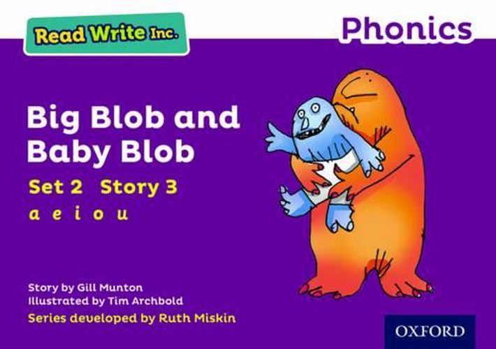 Cover image for Read Write Inc. Phonics: Purple Set 2 Storybook 3 Big Blob and Baby Blob