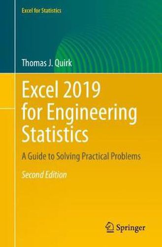 Cover image for Excel 2019 for Engineering Statistics: A Guide to Solving Practical Problems