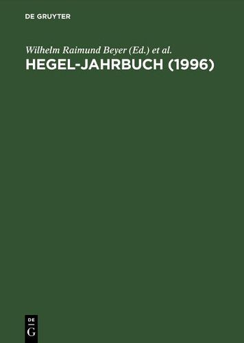 Cover image for Hegel-Jahrbuch 96