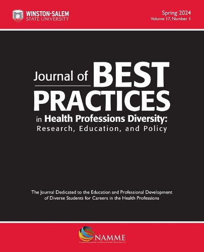 Cover image for Journal of Best Practices in Health Professions Diversity, Spring 2024, Volume 17, Number 1