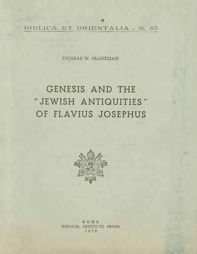 Cover image for Genesis and Jewish Antiquities of Flavius Josephus