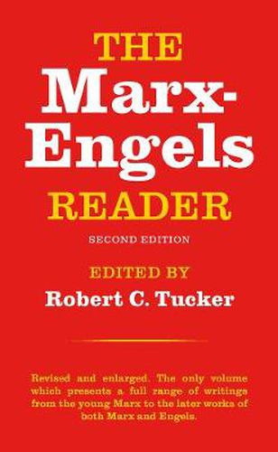 Cover image for The Marx-Engels Reader