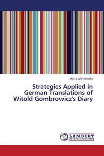 Strategies Applied in German Translations of Witold Gombrowicz's Diary