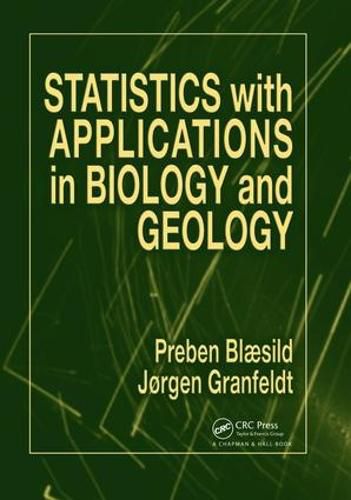 Cover image for Statistics with Applications in Biology and Geology