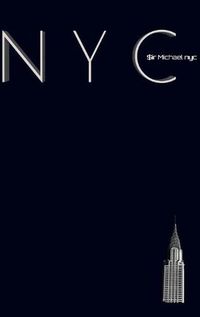 Cover image for NYC Chrysler building midnight black grid style page notepad $ir Michael Limited edition