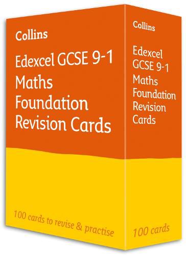 Edexcel GCSE 9-1 Maths Foundation Revision Cards