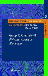 Cover image for Group 13 Chemistry II: Biological Aspects of Aluminum