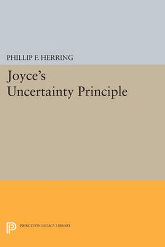 Cover image for Joyce's Uncertainty Principle