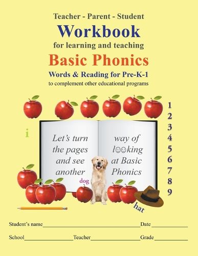 Cover image for Teacher-Parent-Student Workbook for Learning and Teaching Basic Phonics