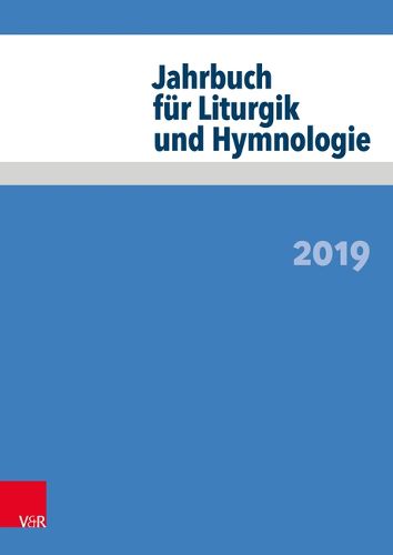 Cover image for Jahrbuch fur Liturgik und Hymnologie: 2019