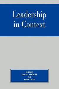 Cover image for Leadership in Context