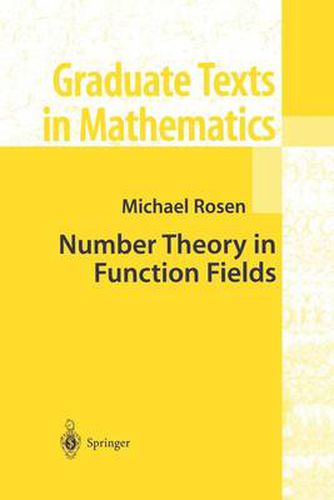 Number Theory in Function Fields