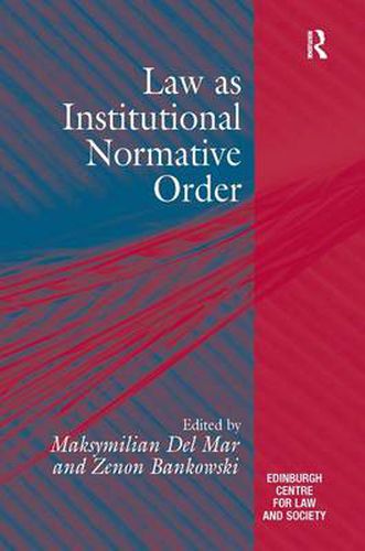 Cover image for Law as Institutional Normative Order