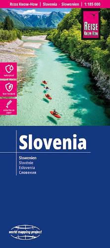 Cover image for Slovenia Map 1:185,000 scale