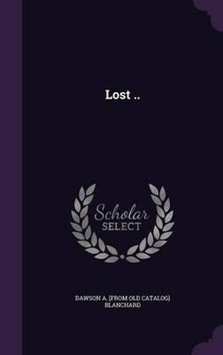Cover image for Lost ..