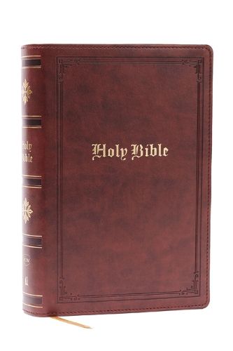 Cover image for KJV Holy Bible: Personal Size Giant Print, Brown Leathersoft, Red Letter, Comfort Print: King James Version