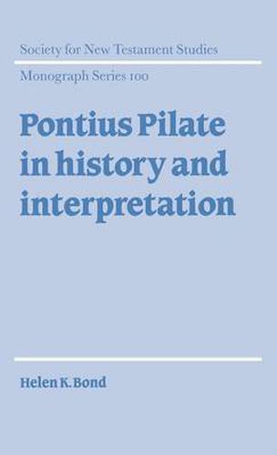 Cover image for Pontius Pilate in History and Interpretation