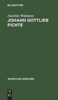 Cover image for Johann Gottlieb Fichte