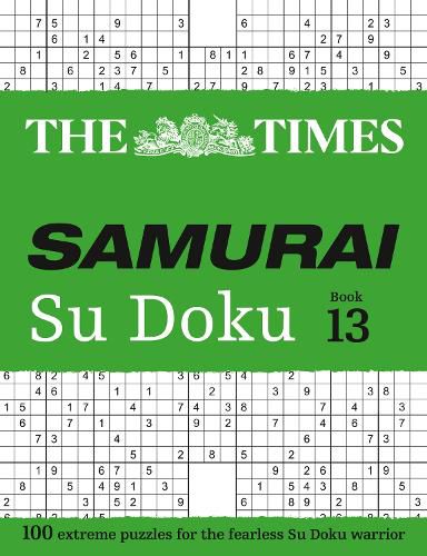 The Times Samurai Su Doku 13