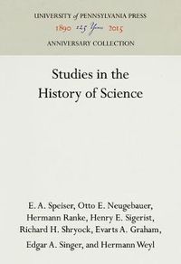 Cover image for Studies in the History of Science