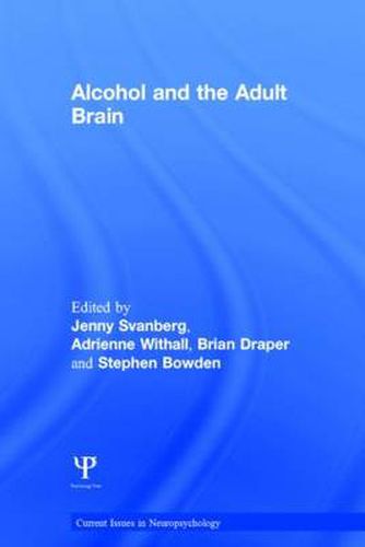 Cover image for Alcohol and the Adult Brain