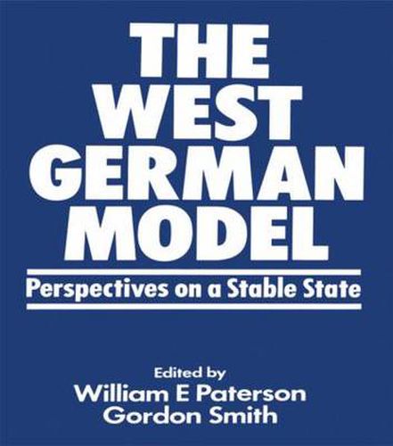 Cover image for The West German Model: Perspectives on a Stable State