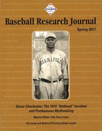 Cover image for Baseball Research Journal (BRJ), Volume 46 #1