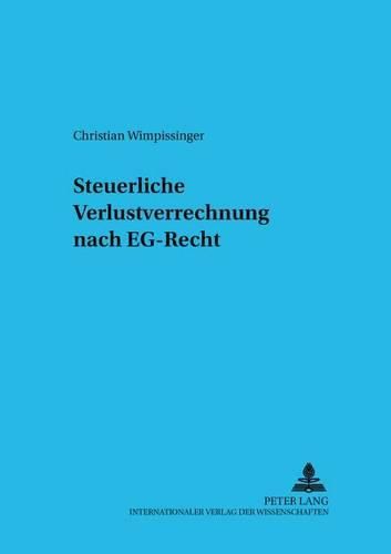 Cover image for Steuerliche Verlustverrechnung Nach Eg-Recht