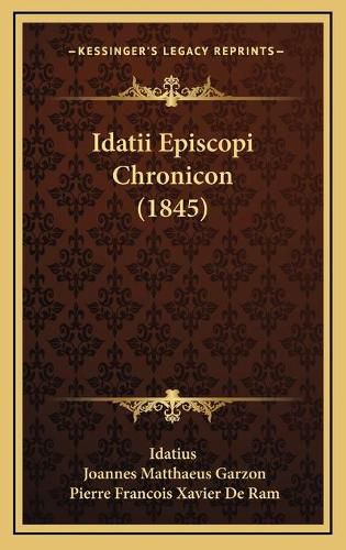 Cover image for Idatii Episcopi Chronicon (1845)