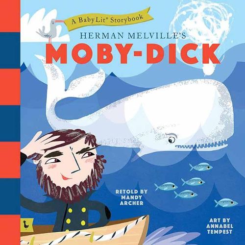 Cover image for Herman Melville's Moby-Dick: A BabyLit Storybook