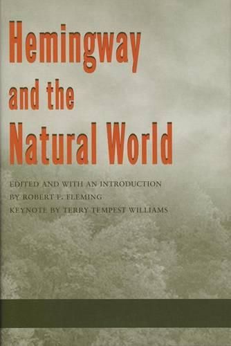 Cover image for Hemingway and the Natural World