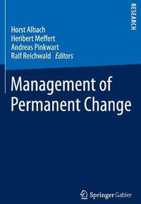 Cover image for Management of Permanent Change