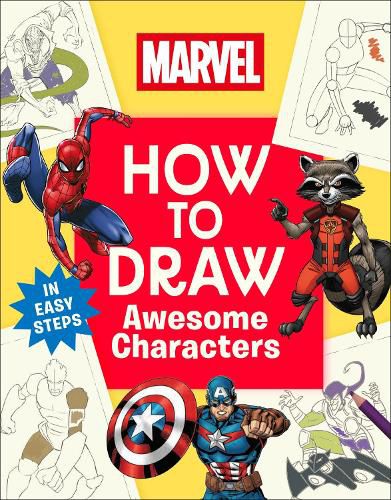 Cover image for Marvel How to Draw Awesome Characters