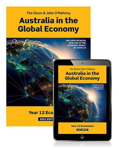 Cover image for Australia in the Global Economy 2021 Student Book with eBook