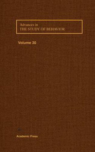 Cover image for Advances in the Study of Behavior