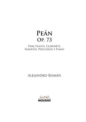 Cover image for Peán, Op. 73