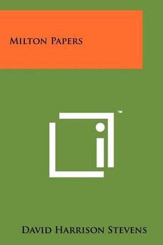 Milton Papers