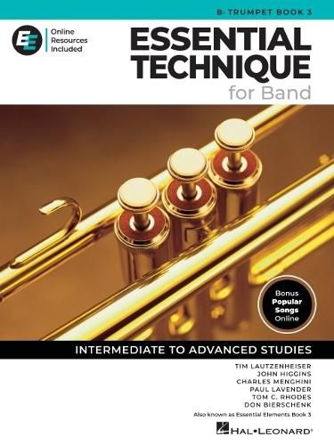 Cover image for Essential Elements for Band - Bb Trumpet Book 3