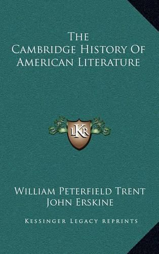 The Cambridge History of American Literature